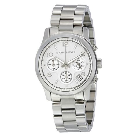 michael kors watch mk5076|michael kors silver runway.